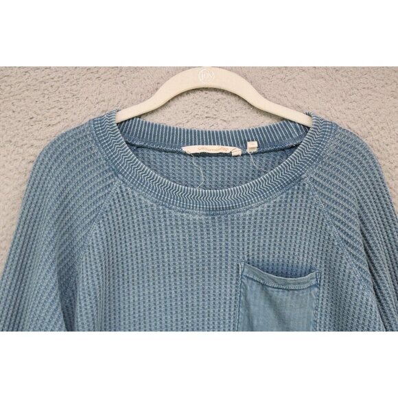 Soft Surroundings Distressed Waffle Knit Tunic-Size Medium/Petite-Soft - Picture 5 of 11